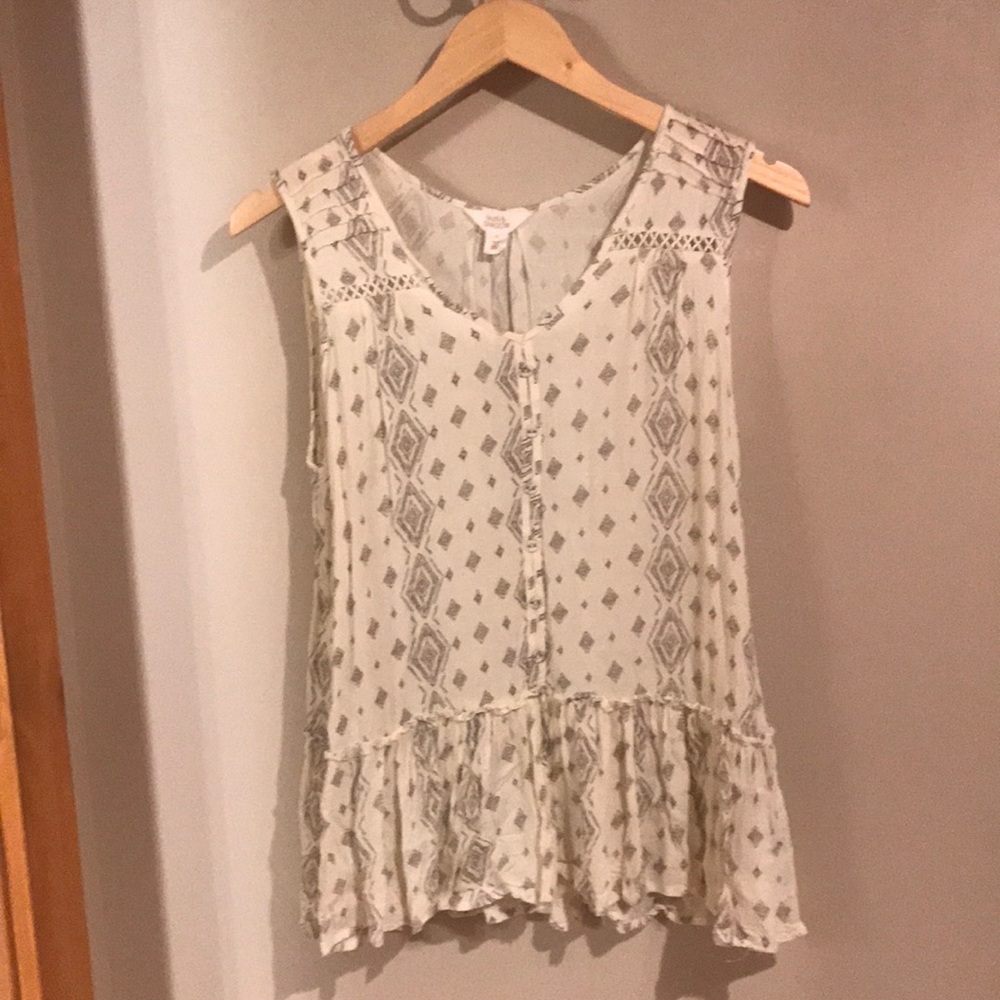 Tribal Print Tank Top